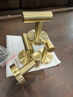 Gold bath hooks (set of 4)