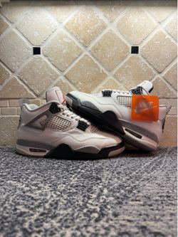 -Jordan 4s “White Cements” -Size 9M -Used  -Rep box  -Shipping available less