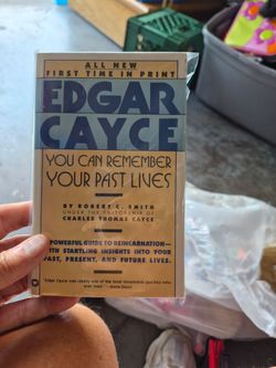 EDGAR  casey YOU CAN REMEMBER YOUR PAST LIVES PAPERBACK, BOOK