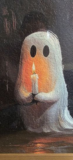 Cute ghost wall art