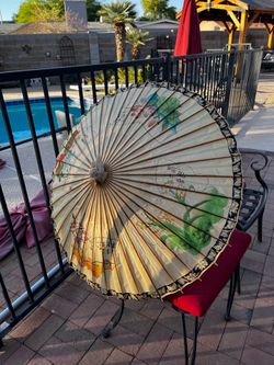Rice paper parasol