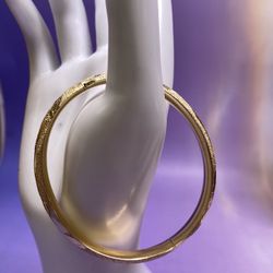14K Bangle Día Cut 