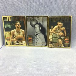 Billy Cunningham Dick McGuire bill Bradley Cards 