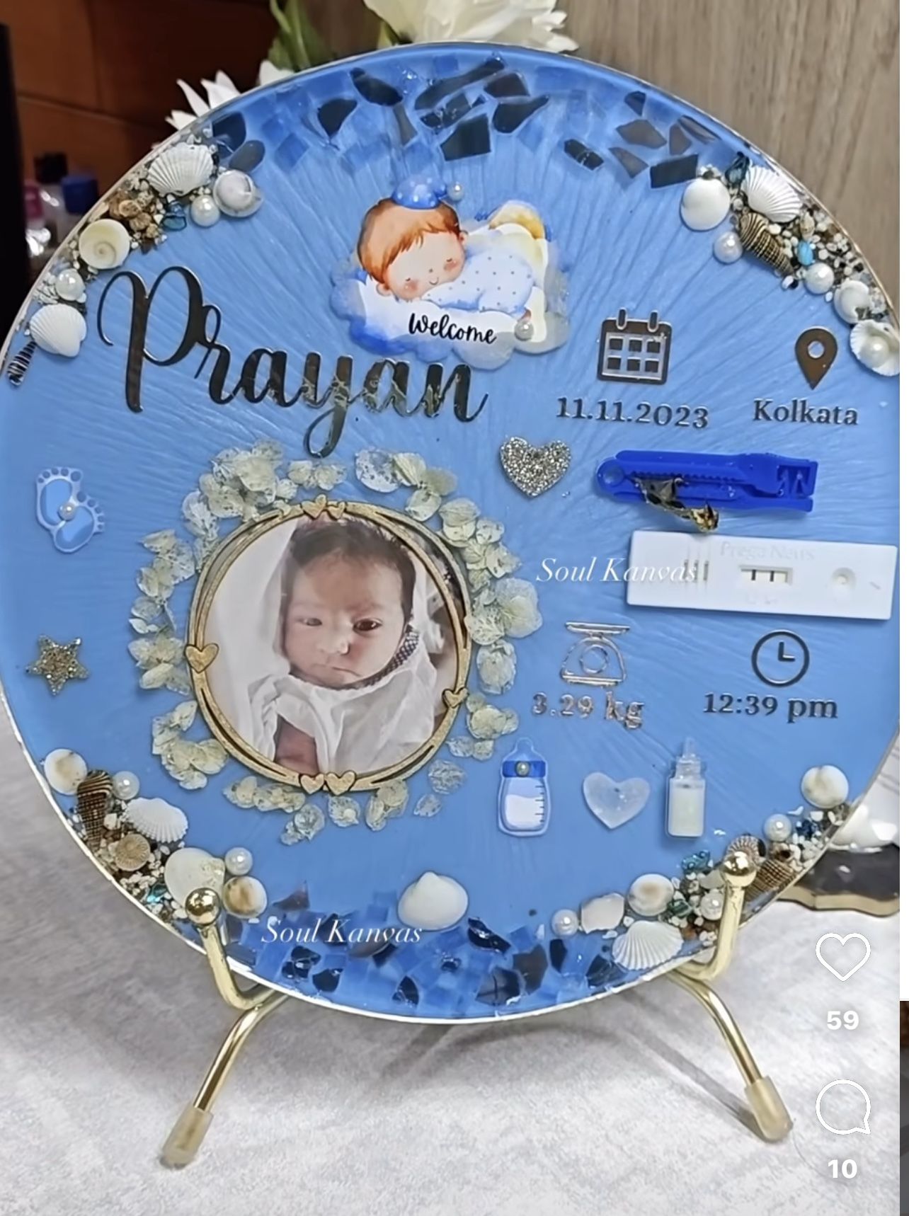 Resin Art Photo Frame