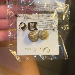 Ball Stud Earrings $5