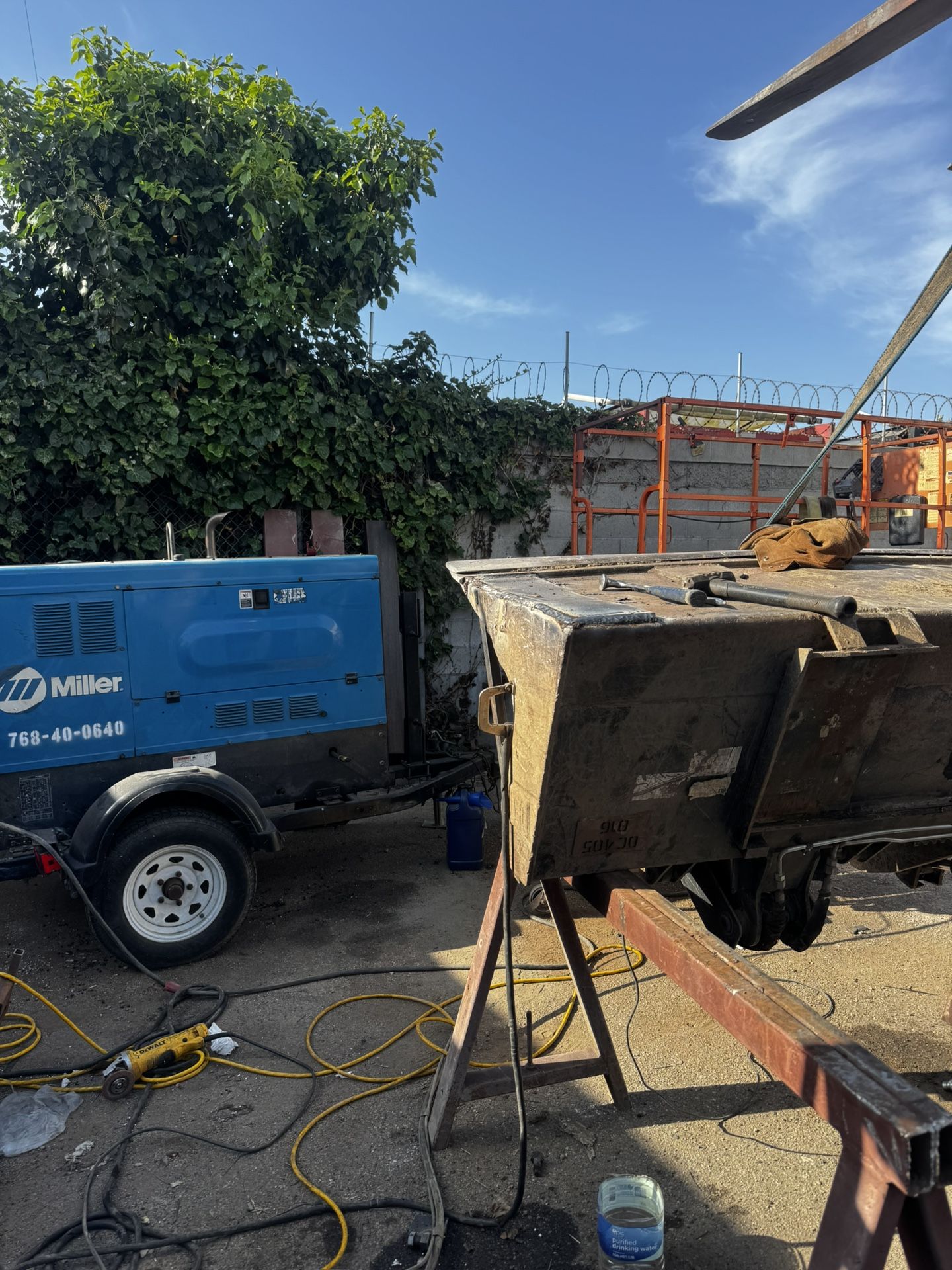 Welding Repair Bobcat Bucket