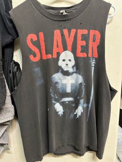 Slayer 98 cut off shirt