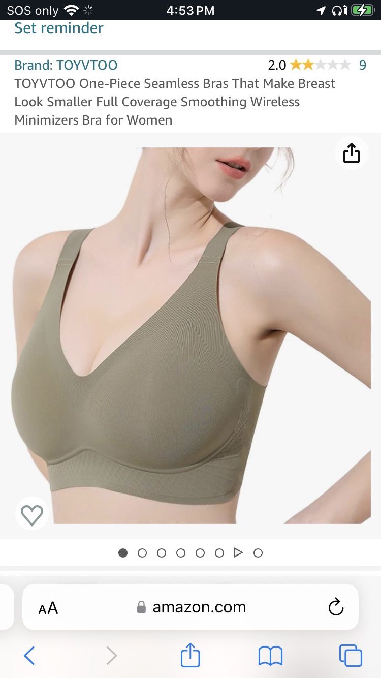 Minimizer Support Bra 3XL (fits like 1XL)