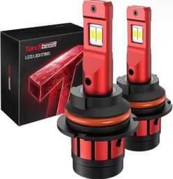 NEW Torchbeam 9007 HB5 LED Bulbs T6 72000LM 6500K Plug & Play Pair