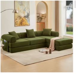 Green Sofa bed
