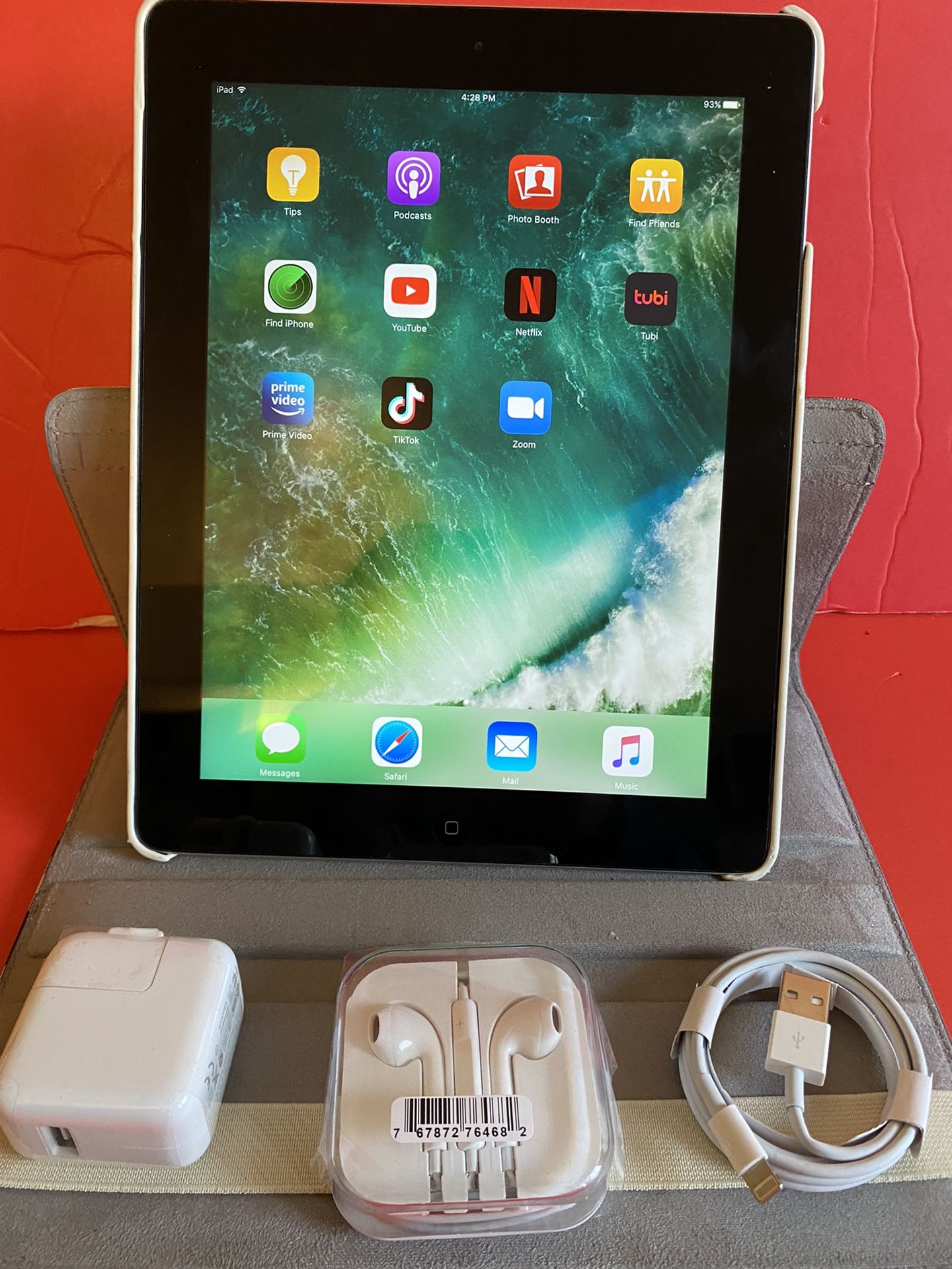 Apple IPad 4th Generation Retina Display camera IOS