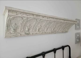 Custom built Cornice Moulding Shelf