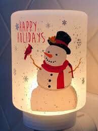 Holiday snowman scentsy mini warmer