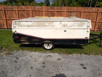 Pop-up Trailer!! You can convert it into a utility trailer.