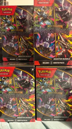 Pitch Black 6pk Booster Bundles & 3pk Blisters