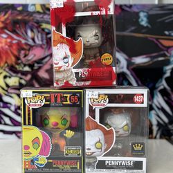 Pennywise Set Funko Pops