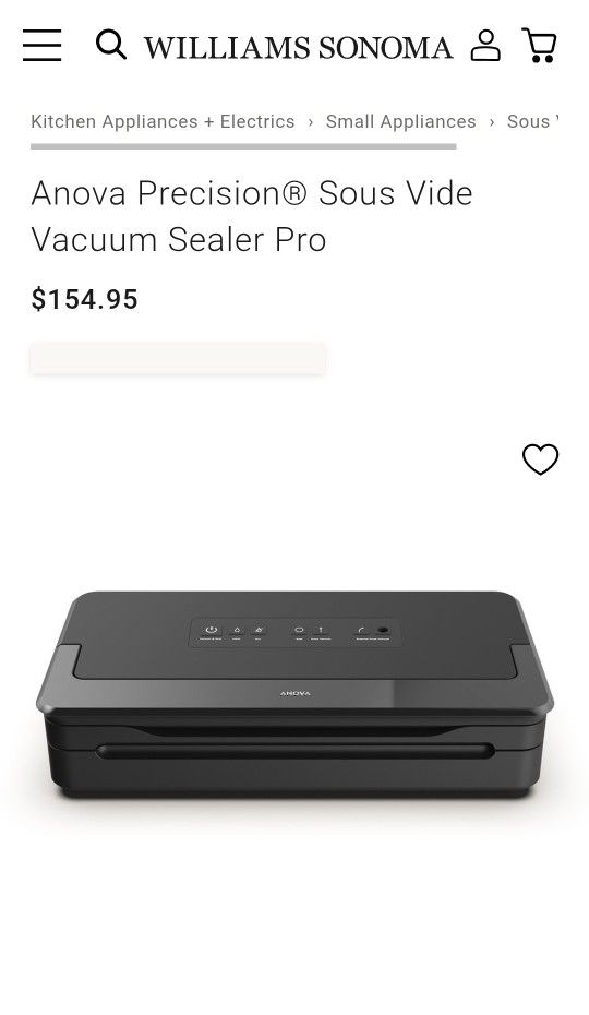 Anova Vacuum Sealer Pro