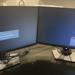 New monitors! $80 For Both!