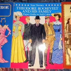 19 Vintage Paper Doll Books