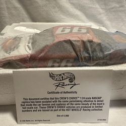 1:24 scale NASCAR die-cast featuring Darrell Waltrip #66 Route 66 – Victory Tour 2000 (NASCAR 2000 branding).