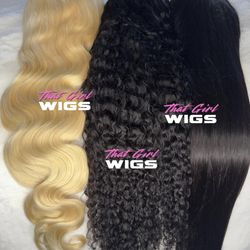 13x6 preplucked Virgin human hair wigs black and 613 blonde