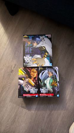 My Hero Academia Amazing Heroes Banpresto Figure Lot x3