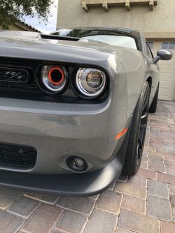 Challenger mopar headlight intake bezels