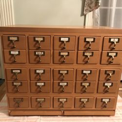 Card Catalog Drawers
