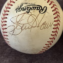 Autographed Baseballs.