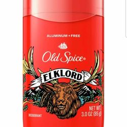 OLD SPICE ELKLORD ALUMINUM FREE DEDORANT 3 OUNCE
