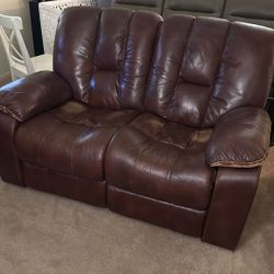Free Leather Couch Recliner 