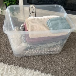 Shower Curtains, Rugs, Shower Caddy, Towels