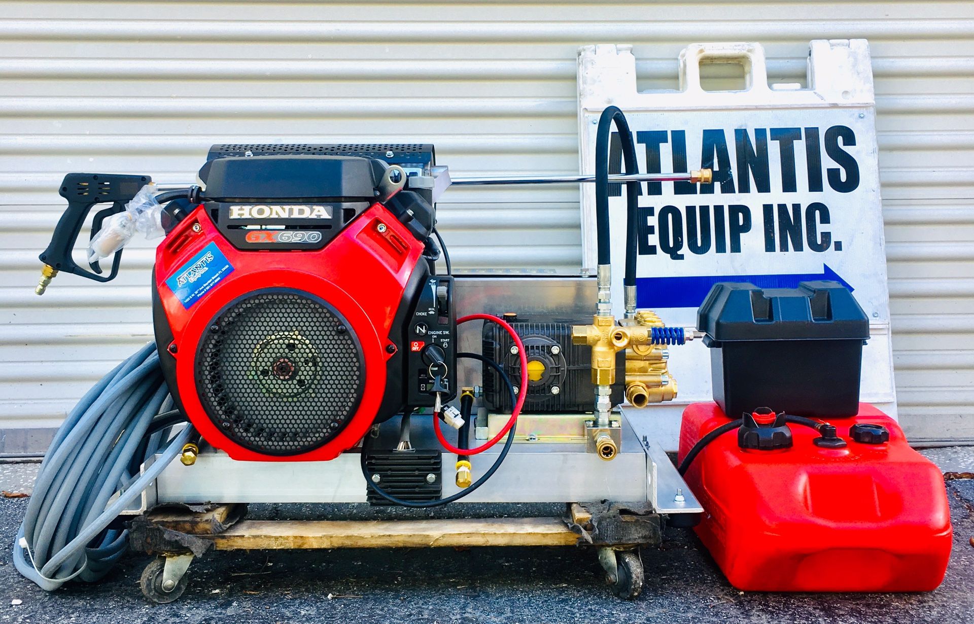 3000 PSI 24HP Honda w/ 8 GPM AR Pump Pressure Washer Ultimate Setup