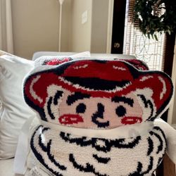 Cowboy Santa 2pk Throw Pillows New