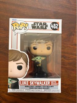 Luke Skywalker with Grogu Funko POP 482