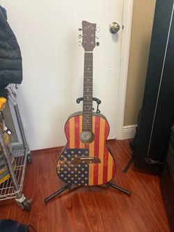 Kids Acoustic Steel String Guitar With Stand