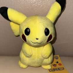 NWT WAYTOFUN Pokemon PIKACHU Plush 8” Taiwan Exclusive RARE