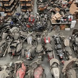 Huge Motorcycle Salvage Company - Used Parts For Sale!