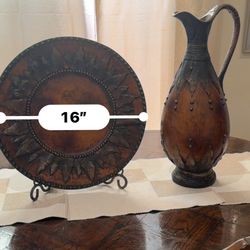 Plate And Vase 