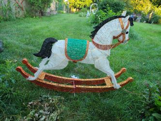 Large Christmas horse