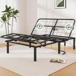 Marsail Full Size Electric Adjustable Bed Base - New