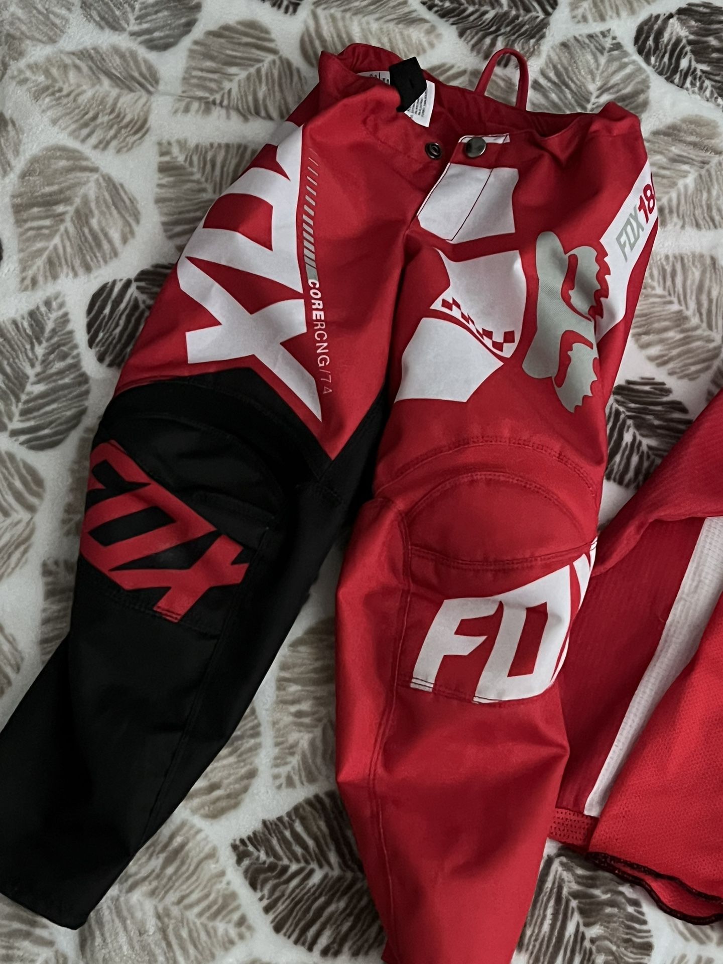 Fox 180 Corercng/74 Motocross Pants And Jersey Youth 5