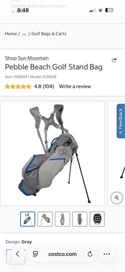 Pebble Beach Golf Stand Bag