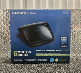 LINKSYS by Cisco Wireless-G Broadband Router, Model WRT54G2