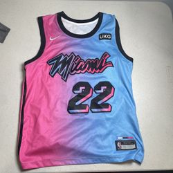 Blue & Pink Jimmy Butler Miami Jersey 