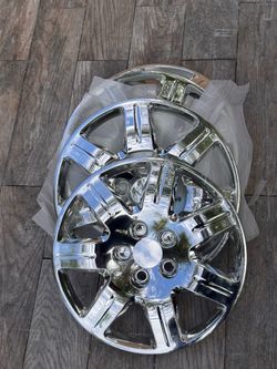 16-inch chrome hubcaps for 2006-2011 Honda Civic wheel rim covers scratched set of 4 tapas de rin