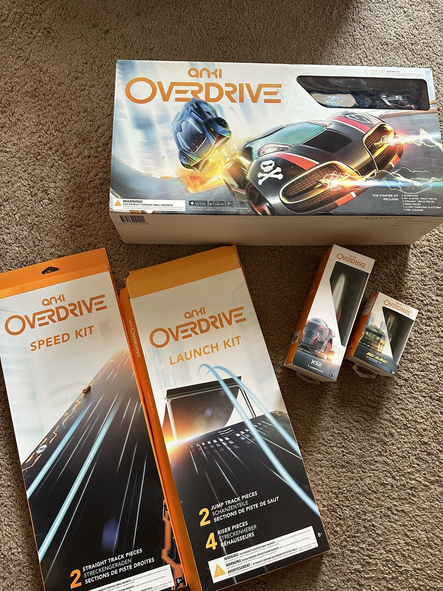 Anki Overdrive Starter Kit + There is a extra car  And Extra Pairs Of Tracks