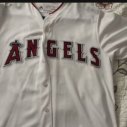 Trout jersey worn twice