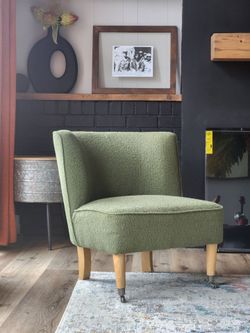 Green accent chairs