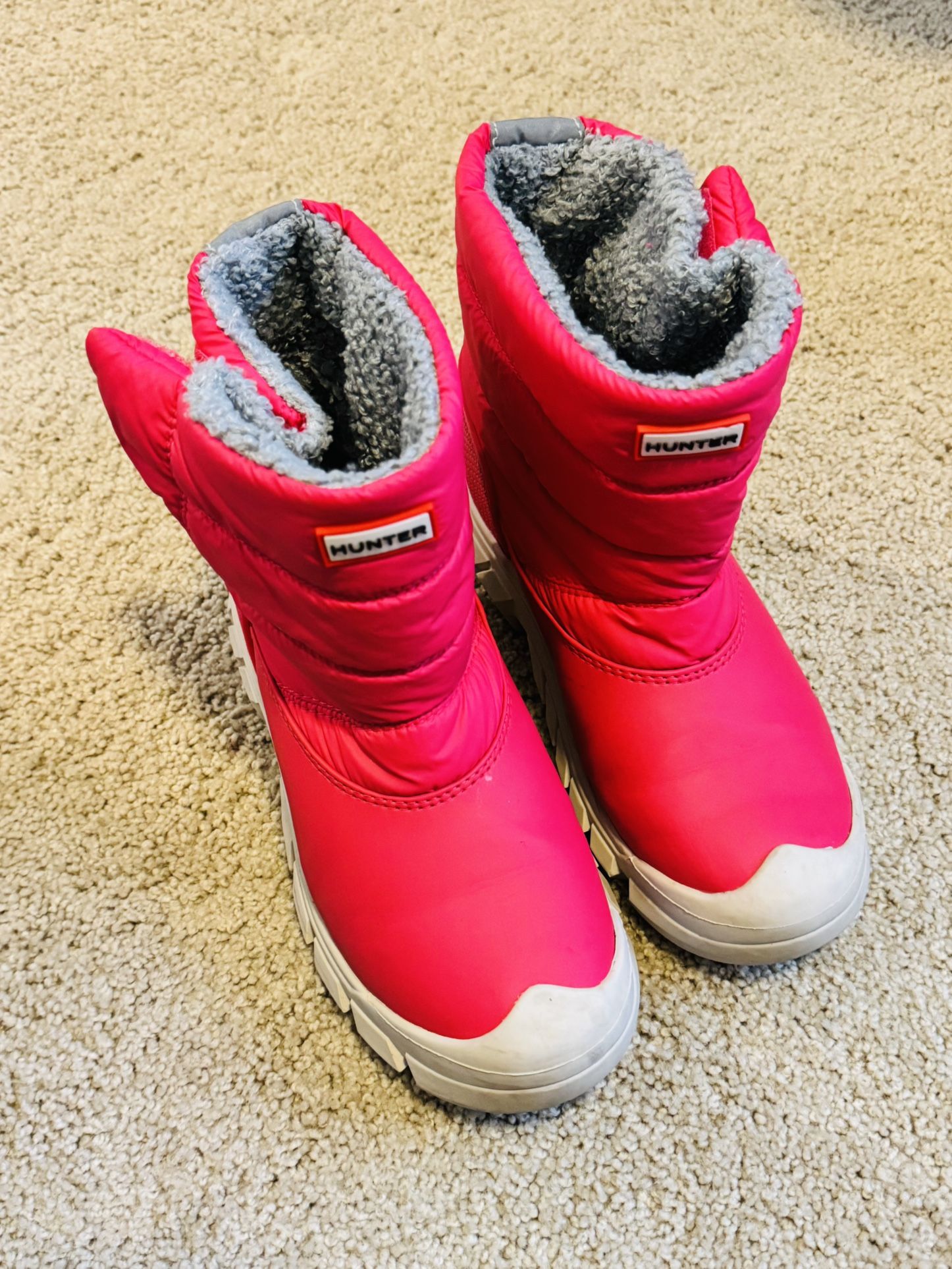 Hunter Kids’ Insulated Snow Boots - Pink Size US 3